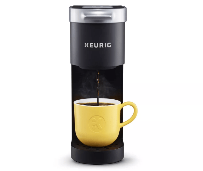 Cafetera monodosis Keurig K-Mini para cápsulas K-Cup.