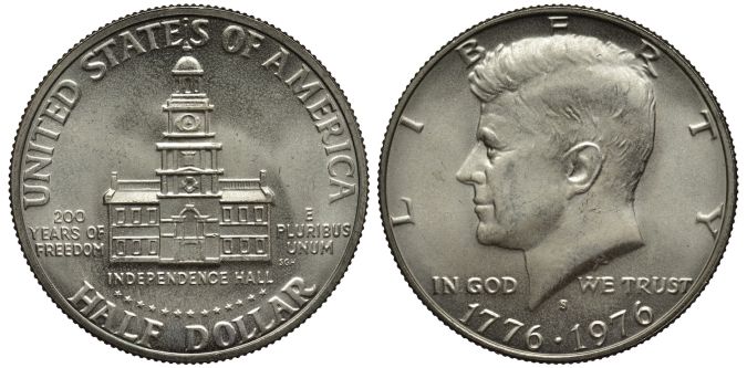 Moneda de 50 centavos de 1976