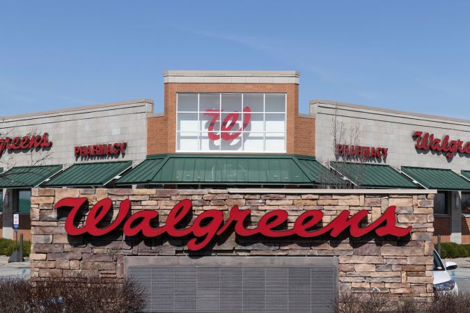 Ubicación minorista de Walgreens.