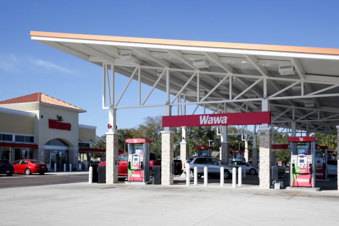 Estación de servicio Wawa en Estados Unidos.