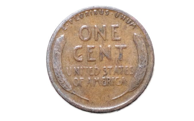 Penny Liberty de trigo de Abraham Lincoln de 1919.