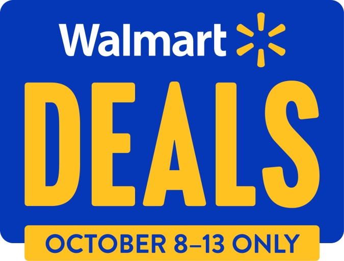 Anuncio del evento Holiday Deals de Walmart de octubre 2024.