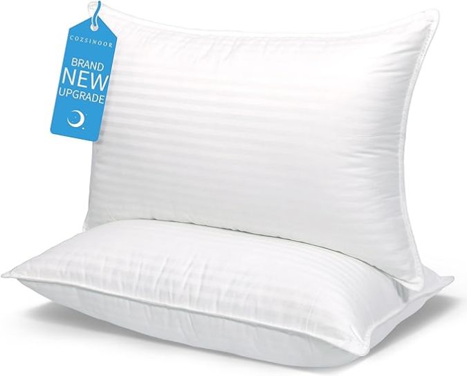 Almohadas de cama COZSINOOR tamaño Queen.